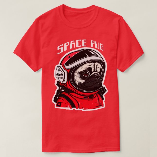 Space pug T-Shirt (Design Front)