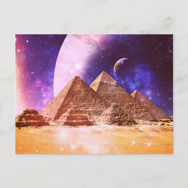 Space Pyramids Postcard (Front)