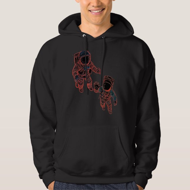 Space Race Astronauts Hoodie (Front)