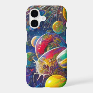 Space Race closeup Apple iPhone 17 Slim case