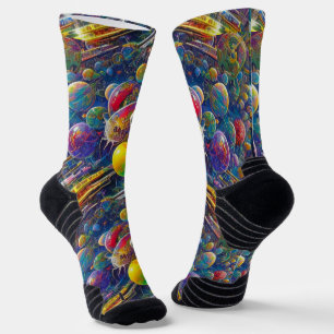 Space Race high performance socks