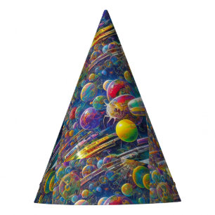 Space Race party hats