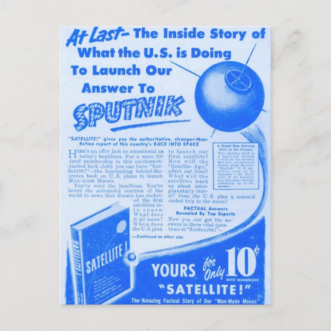 Space Race Postcard (Front)