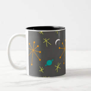 Space Race Two-Tone Coffee Mug