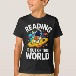Space reading is out of this world funny book T-Shirt
