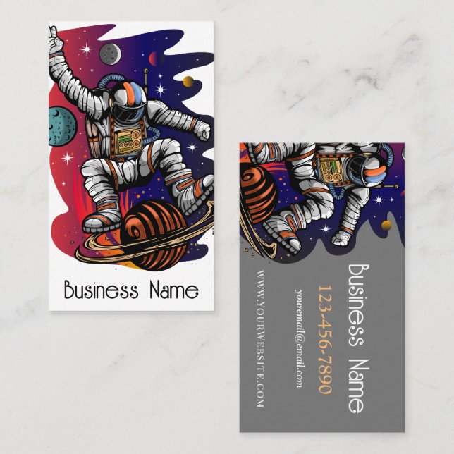 Space Ride Business Card (Front/Back)
