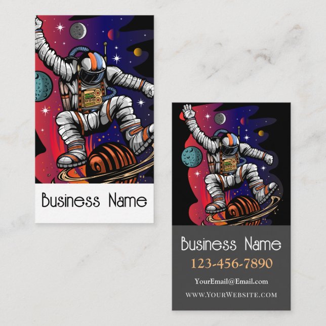Space Ride Business Card (Front/Back)