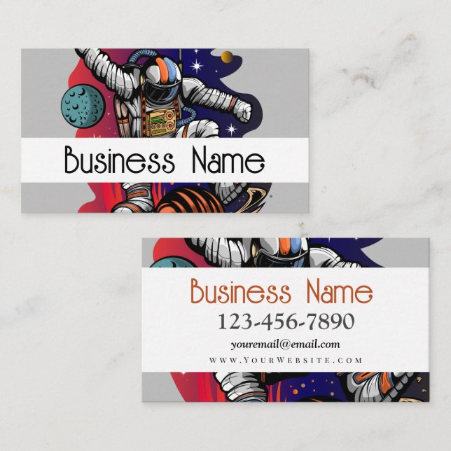Space Ride Business Card (Front/Back)