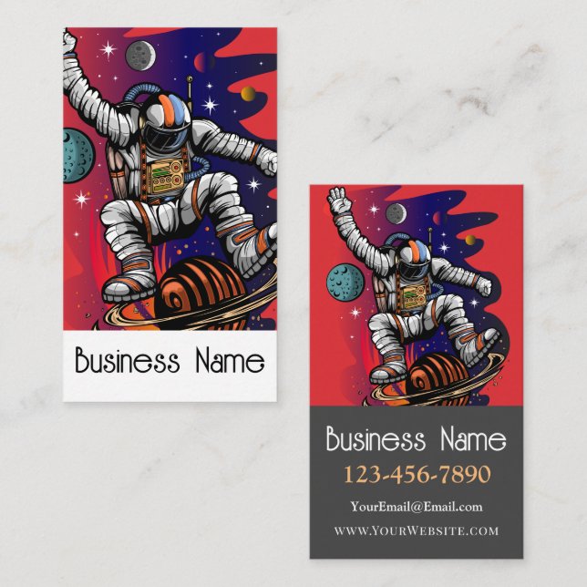 Space Ride Business Card (Front/Back)