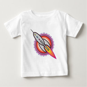 Space Rocket Baby T-Shirt