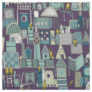 space rocket construction fabric