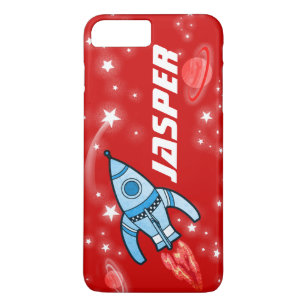 Space rocket red name iphone Case-Mate iPhone case