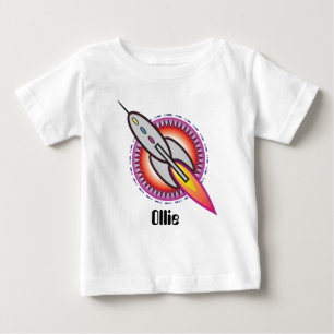 Space Rocket To Infinity and Beyond Baby T-Shirt