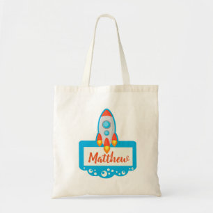 Space Rocket Tote Bag