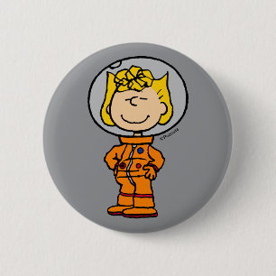SPACE Sally Astronaut 6 Cm Round Badge
