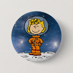 SPACE Sally Astronaut 6 Cm Round Badge