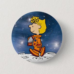 SPACE Sally Brown Astronaut 6 Cm Round Badge