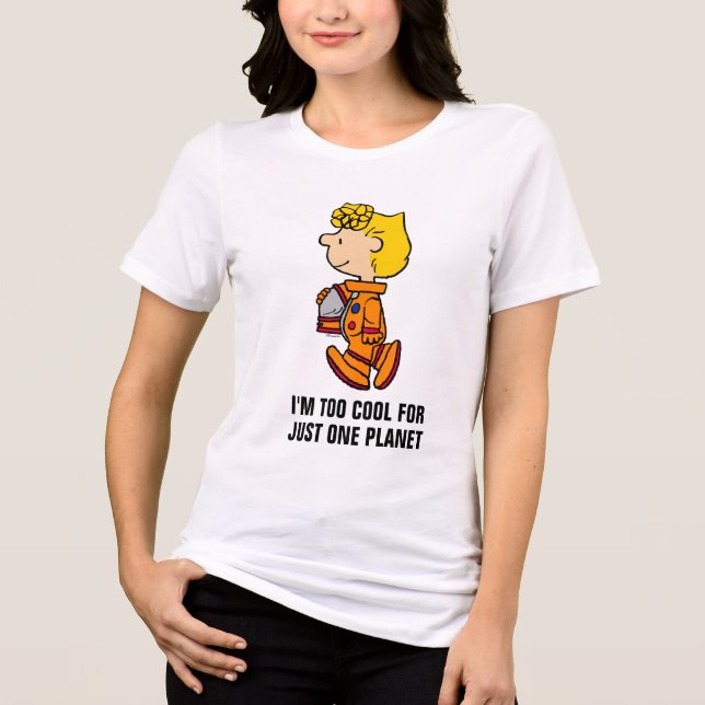 SPACE | Sally Brown Astronaut Tri-Blend Shirt (Front)