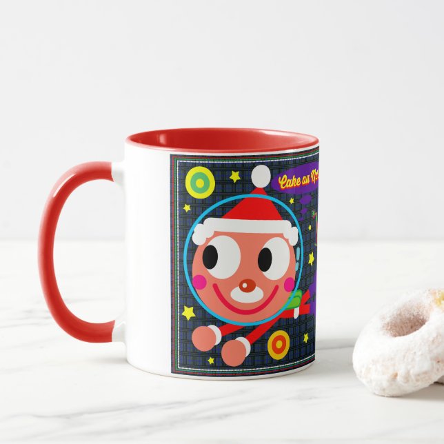 SPACE SANTA MUG (With Donut)