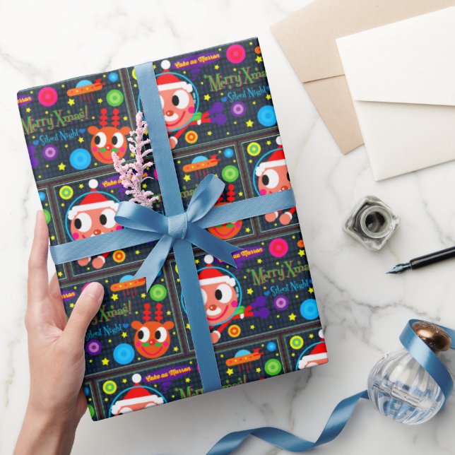 SPACE SANTA WRAPPING PAPER (Gifting)