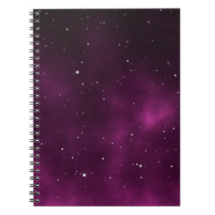 Space scape illustration astronomy graphic design notebook