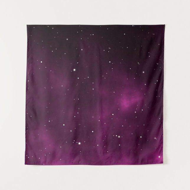 Space scape illustration astronomy graphic design  tapestry (Front)