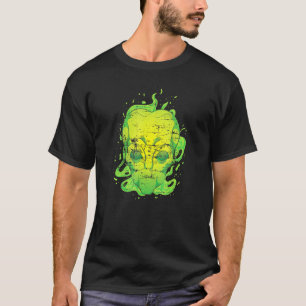 Space Science Alien Head Ufo Extraterrestrial Alie T-Shirt