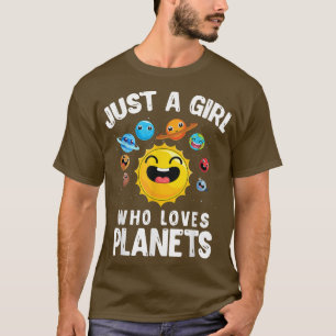 Space Science Astronomer Women Girls Astronomy Cut T-Shirt
