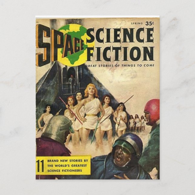 Space Science Fiction 1 Postcard (Front)