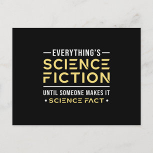 Space Science Fiction Day Science Alien Nerds Gift Postcard