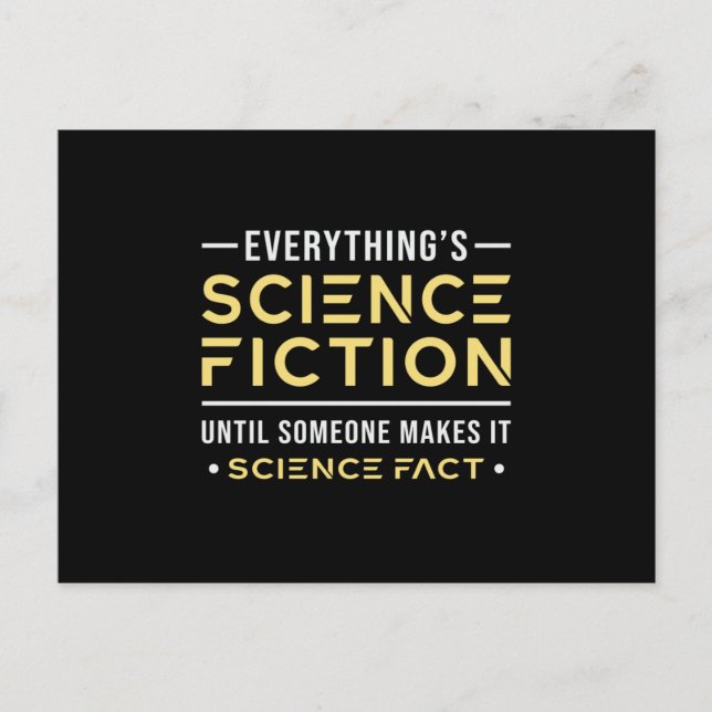 Space Science Fiction Day Science Alien Nerds Gift Postcard (Front)