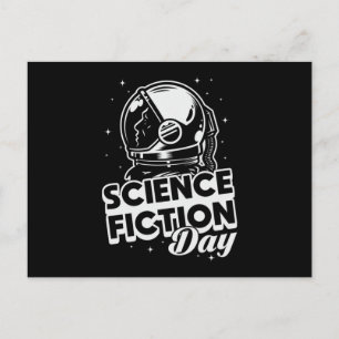 Space Science Fiction Day Science Alien Stars Gift Postcard