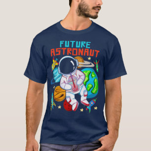 Space Science Lover Galaxy Planets Astronomy Futur T-Shirt
