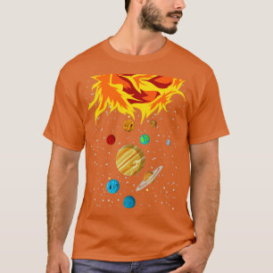 Space Science Universe Astronaut Astronomy Planets T-Shirt