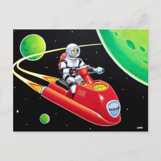 SPACE SCOOTER POSTCARD