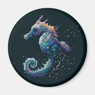 Space Seahorse Magnet