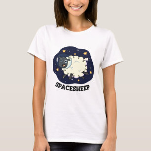 Space Sheep Funny Astronaut Pun T-Shirt