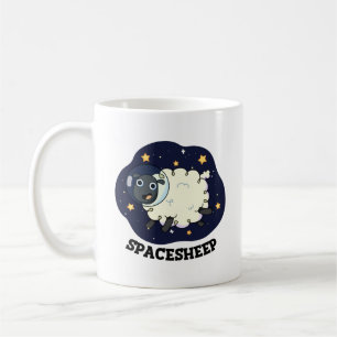 Space Sheep Funny Astronaut Sheep Pun Coffee Mug