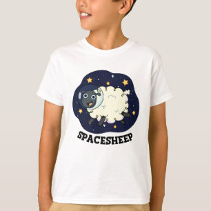 Space Sheep Funny Astronaut Sheep Pun T-Shirt