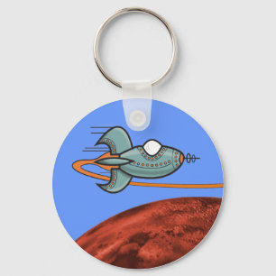 Space Ship Key Ring