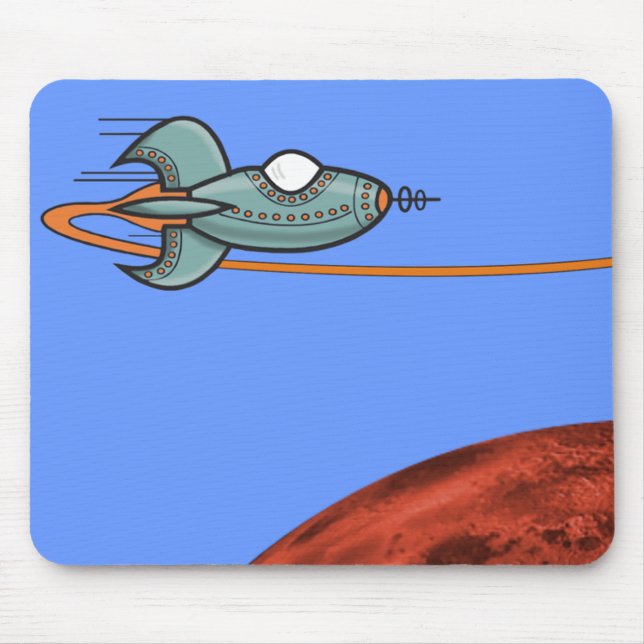 Space Ship Mouse Mat (Front)