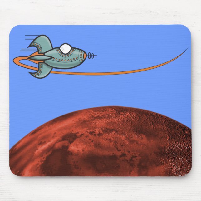 Space Ship Mouse Mat (Front)