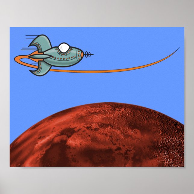 Space Ship Poster (Front)