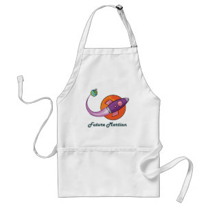 space ship rocket astronaut standard apron