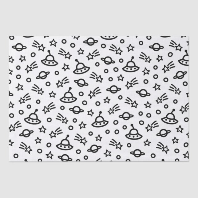 Space Ship  Tissue Paper (Front)