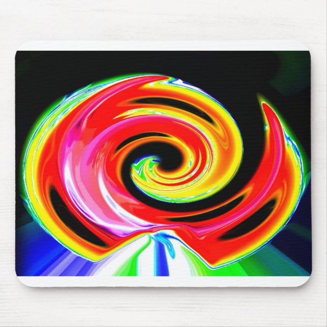 Space ship trail mouse mat (Front)
