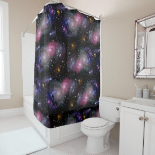 Space Shower Curtain