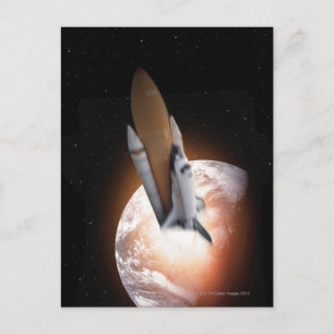Space Shuttle 5 Postcard