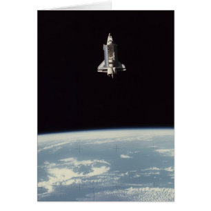 Space Shuttle Above Earth