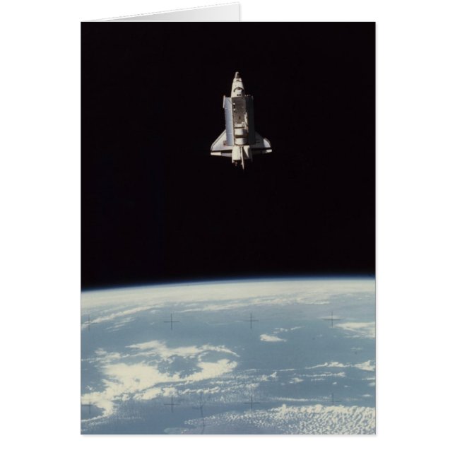 Space Shuttle Above Earth (Front)